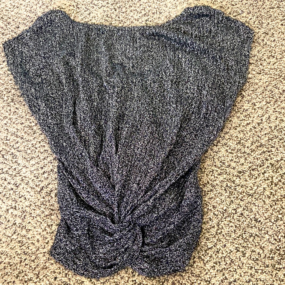 Super sexy shirt new with tags gray sparkles!